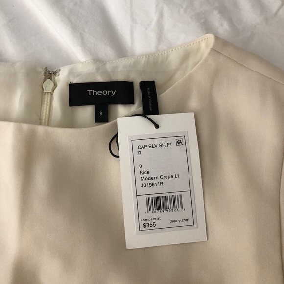 Theory Cap Sleeve Crepe Dress - Picture 4 of 6